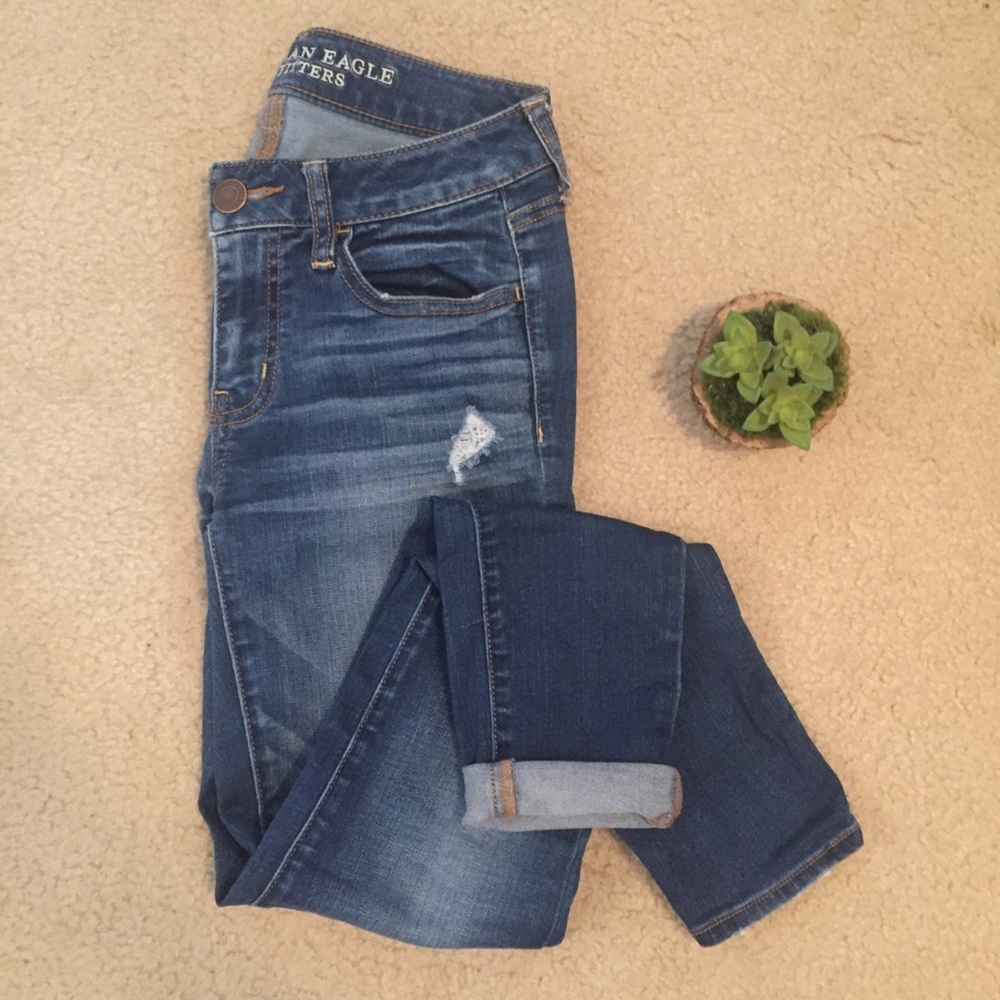 American Eagle Distressed Jeggings